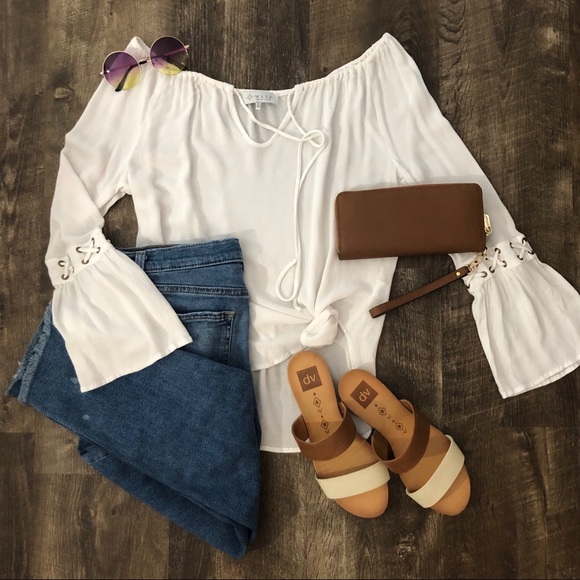 Wayf Tops - WAYF | Tie-Front Top